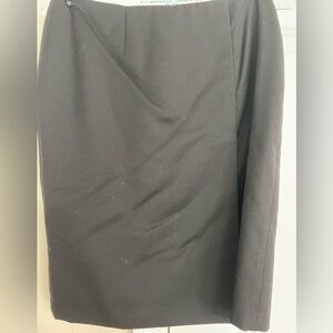 Brooks Brothers Classic Black Pencil Skirt